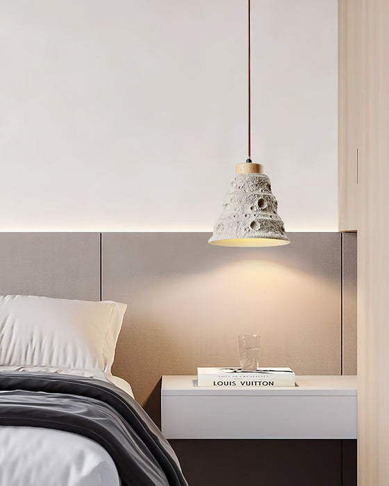 Stone Bell Pendant Light-DWHOME