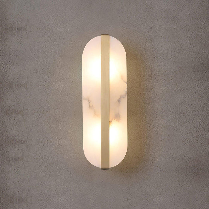 Stone Wall Alabaster LED Sconce-DWHOME