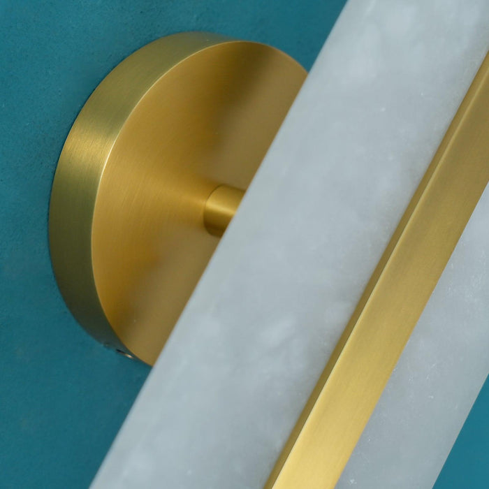 Stone Wall Alabaster LED Sconce-DWHOME
