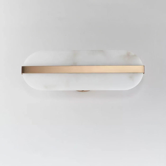 Stone Wall Alabaster LED Sconce-DWHOME