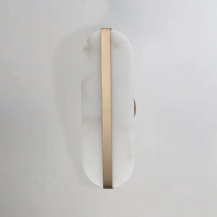 Stone Wall Alabaster LED Sconce-DWHOME