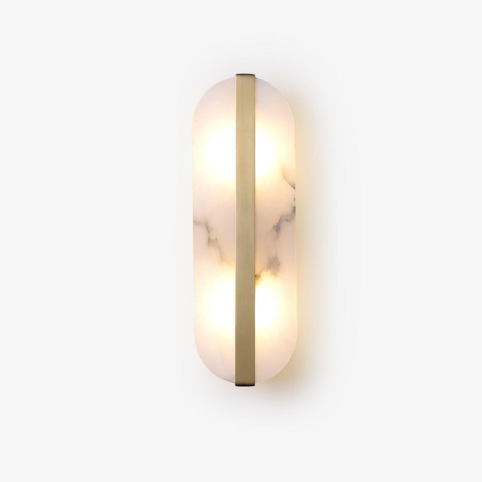 Stone Wall Alabaster LED Sconce-DWHOME