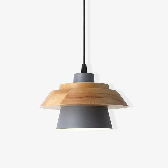 Stone Wood Pendant Lamp-DWHOME