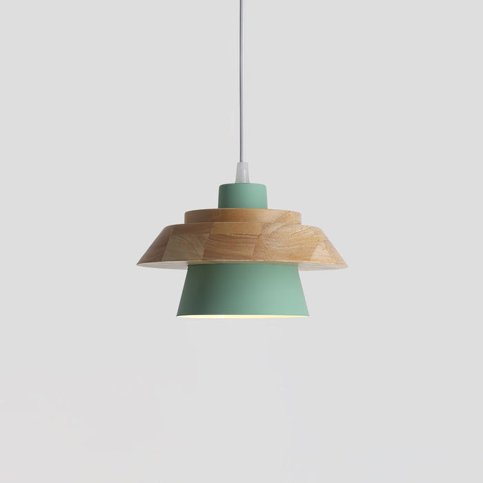 Stone Wood Pendant Lamp-DWHOME