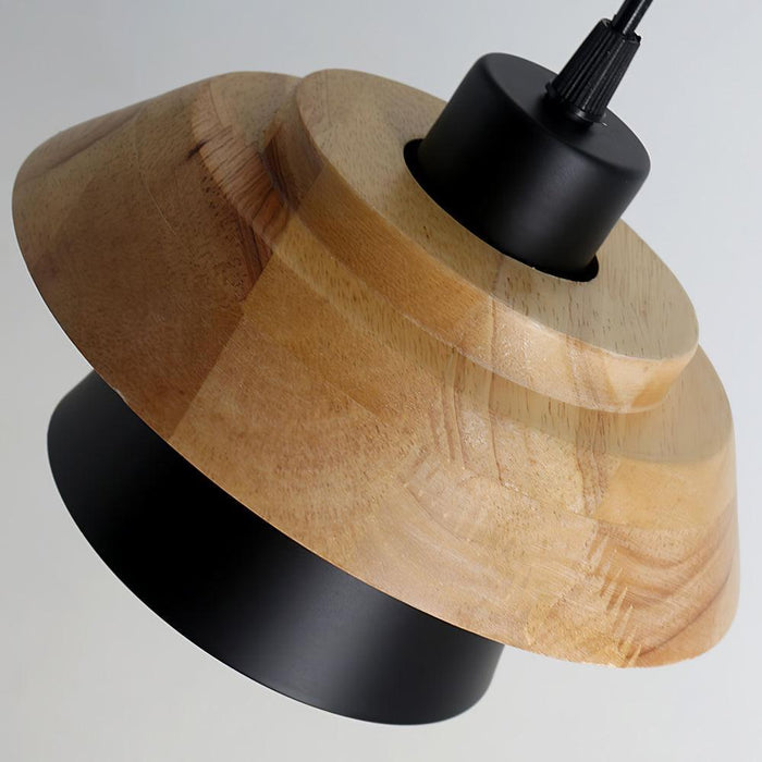 Stone Wood Pendant Lamp-DWHOME