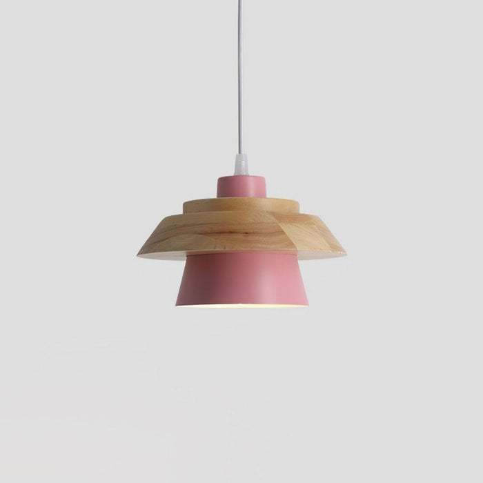 Stone Wood Pendant Lamp-DWHOME