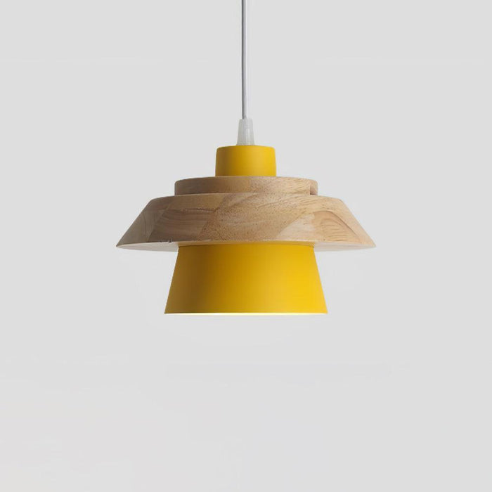 Stone Wood Pendant Lamp-DWHOME