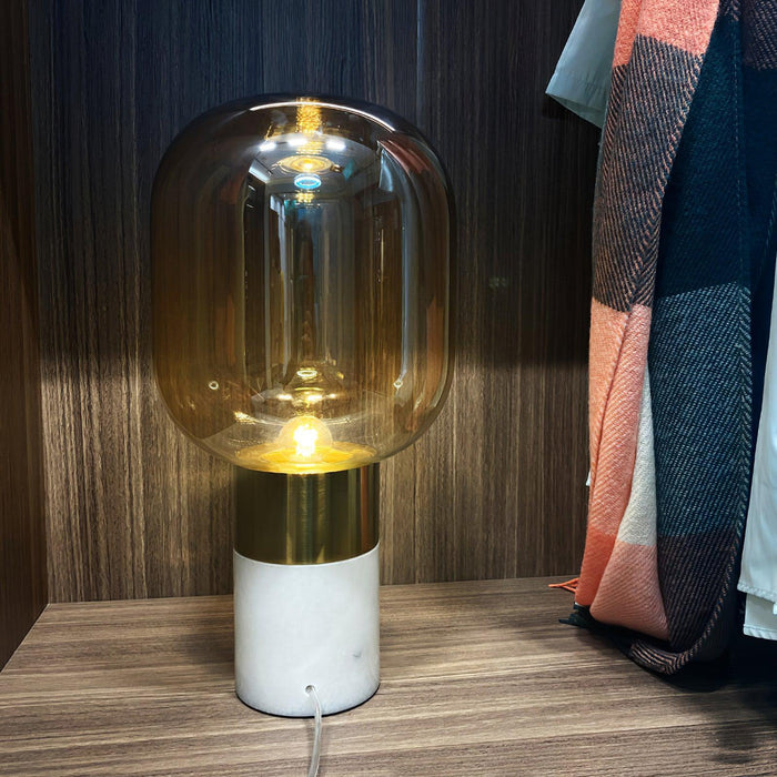Storm Marble Table Lamp-DWHOME