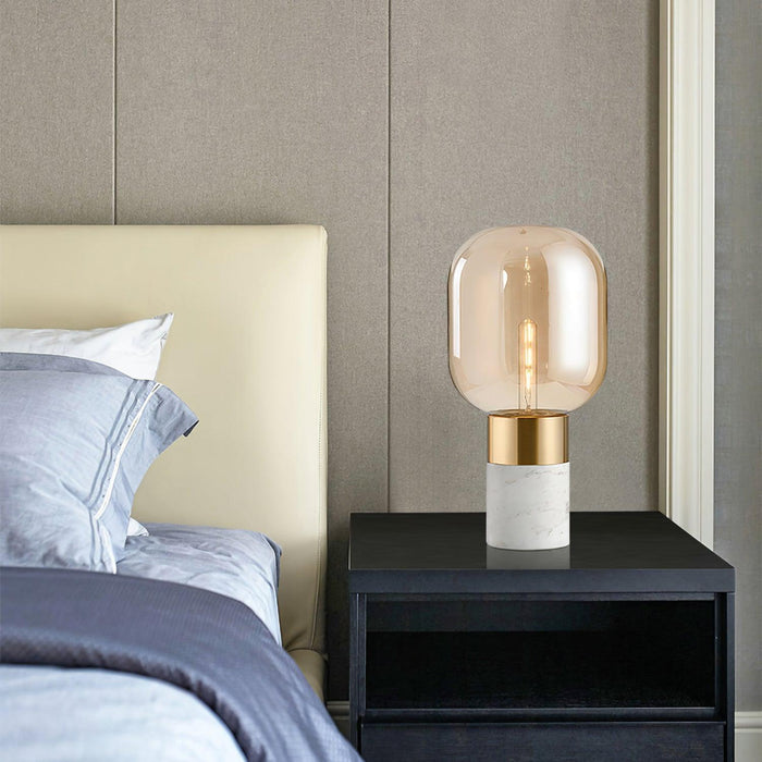 Storm Marble Table Lamp-DWHOME