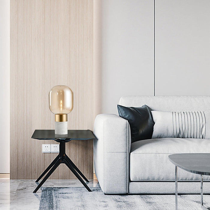 Storm Marble Table Lamp-DWHOME