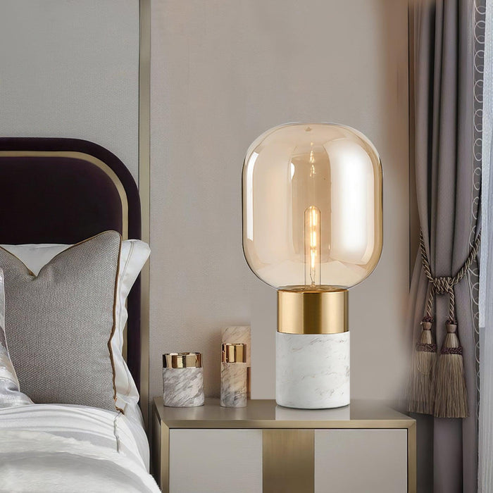 Storm Marble Table Lamp-DWHOME