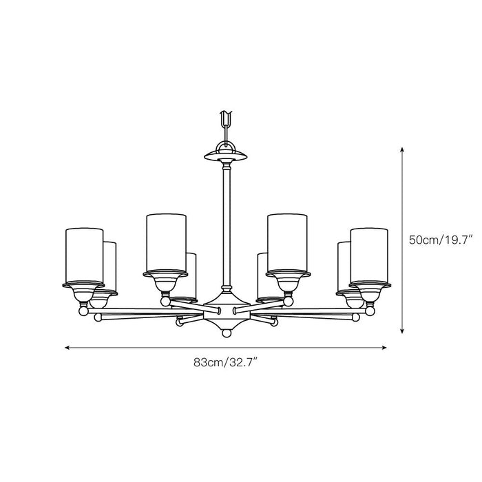 Stratton Chandelier-DWHOME