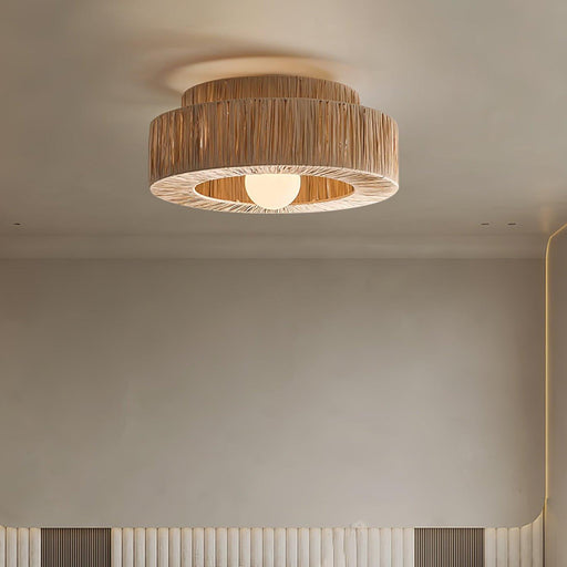 Straw Art Ceiling Lamp - DWHOME