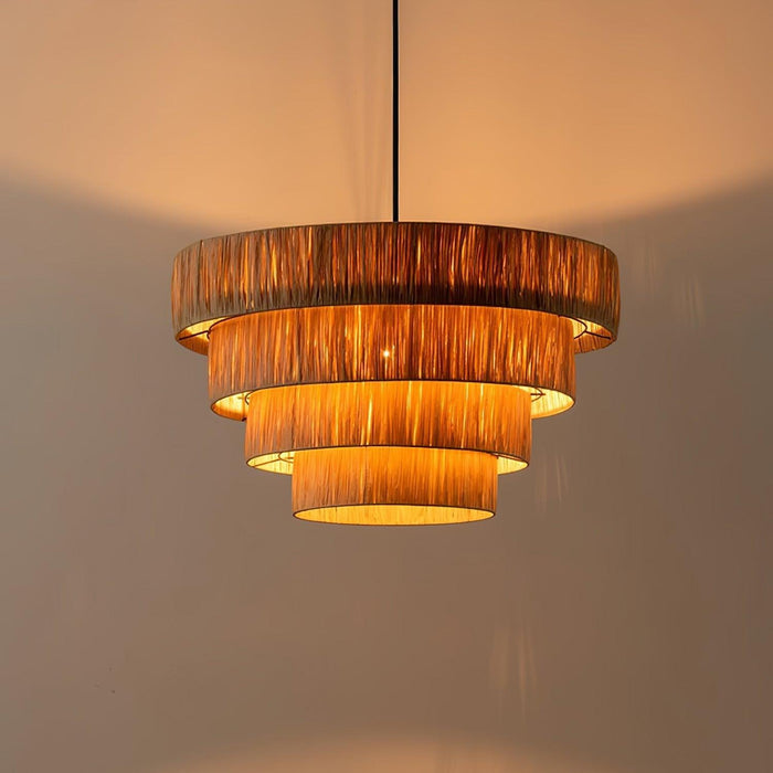 Straw Art Pendant Light-DWHOME