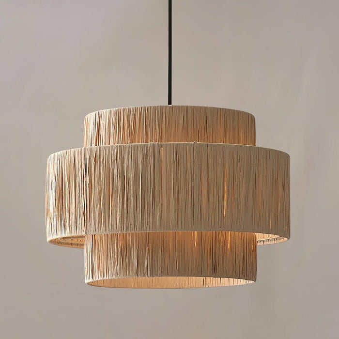 Straw Art Pendant Light-DWHOME