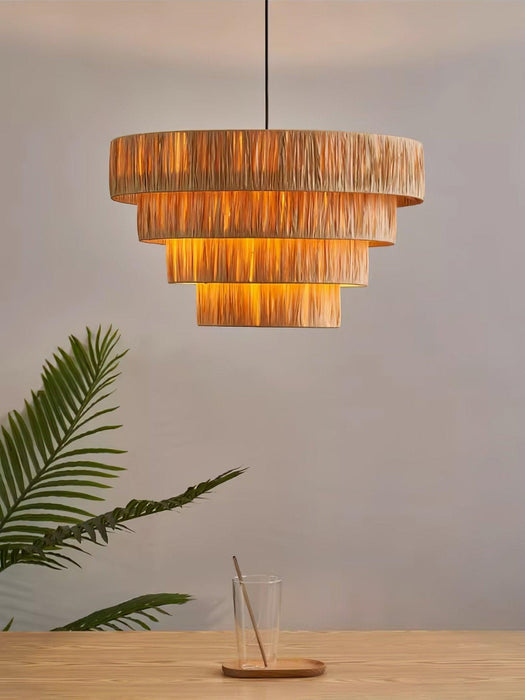 Straw Art Pendant Light-DWHOME
