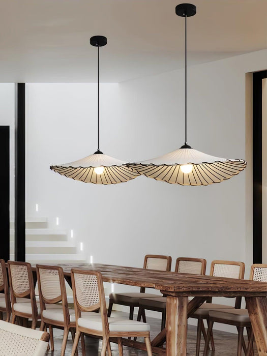 Lotus Leaf Fabric Pendant Light-DWHOME