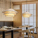 Lotus Leaf Fabric Pendant Light-DWHOME