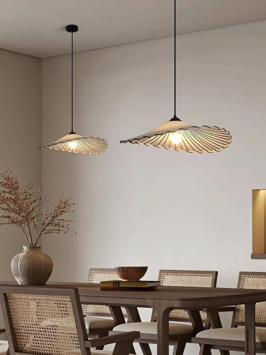 Lotus Leaf Fabric Pendant Light-DWHOME