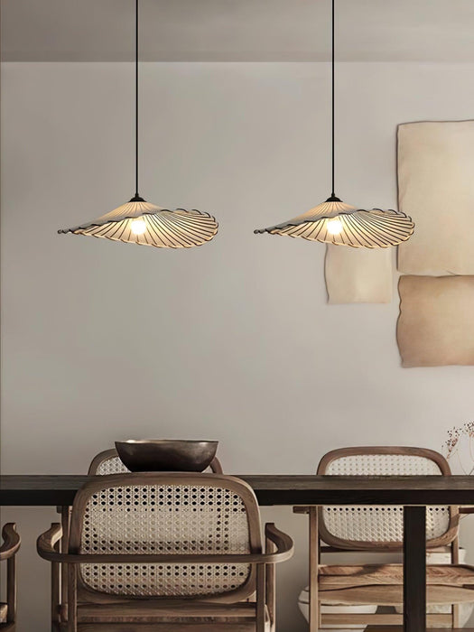 Lotus Leaf Fabric Pendant Light-DWHOME