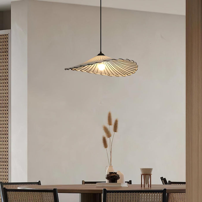 Lotus Leaf Fabric Pendant Light-DWHOME