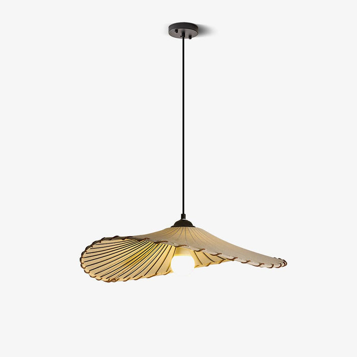 Lotus Leaf Fabric Pendant Light-DWHOME