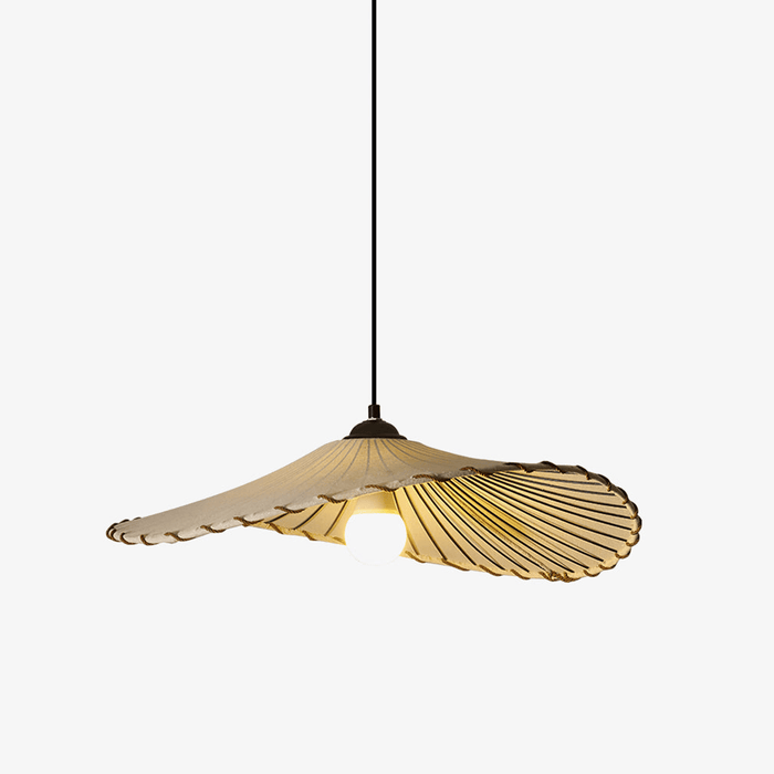 Lotus Leaf Fabric Pendant Light-DWHOME
