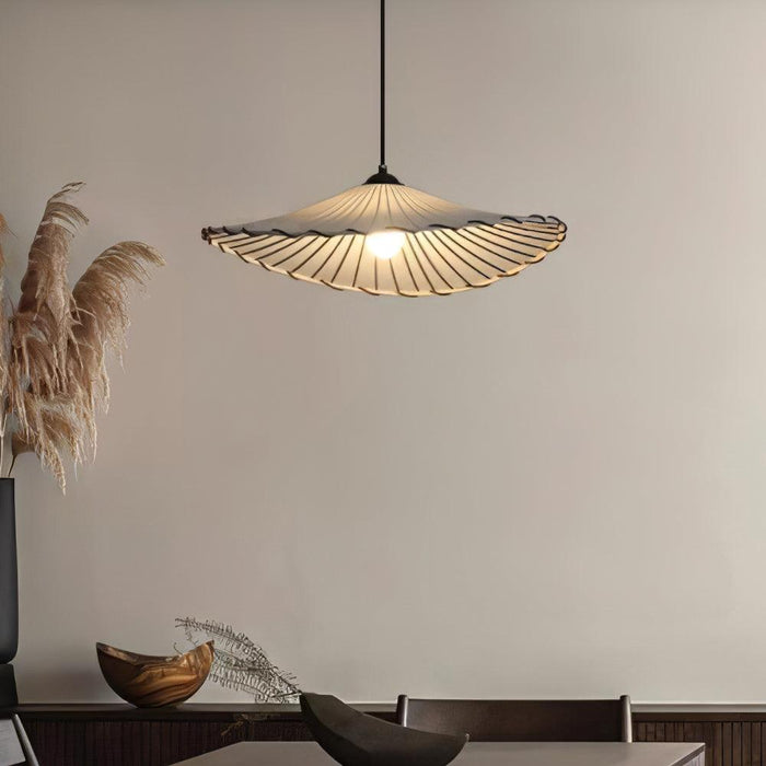 Lotus Leaf Fabric Pendant Light-DWHOME
