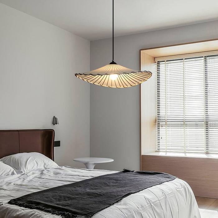 Lotus Leaf Fabric Pendant Light-DWHOME