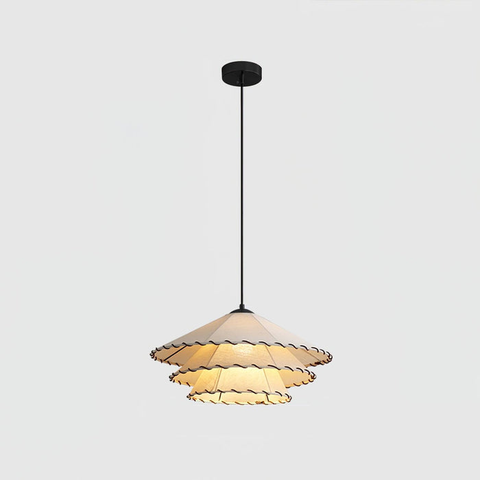 Lotus Leaf Fabric Pendant Light-DWHOME