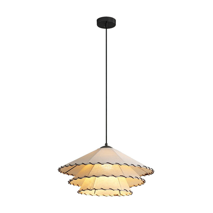 Lotus Leaf Fabric Pendant Light-DWHOME