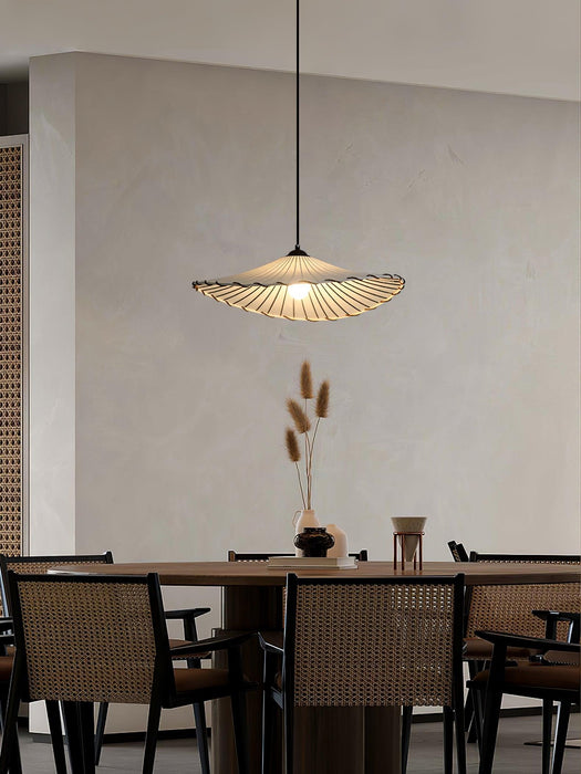 Lotus Leaf Fabric Pendant Light-DWHOME