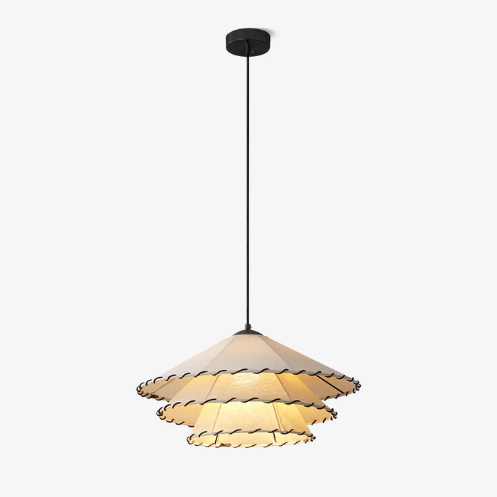 Lotus Leaf Fabric Pendant Light-DWHOME