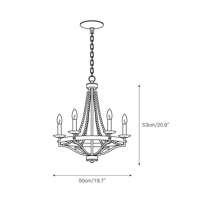 Streator Chandelier-DWHOME