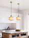 Striped Spinning Top Pendant Light-DWHOME