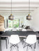 Striped Spinning Top Pendant Light-DWHOME