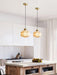 Striped Spinning Top Pendant Light-DWHOME