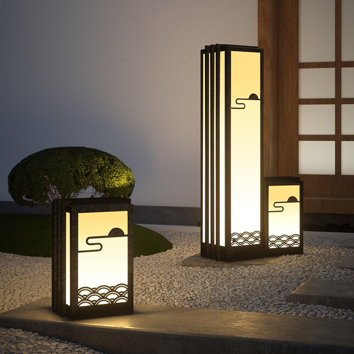 Sunrise Pattern Outdoor Light-DWHOME