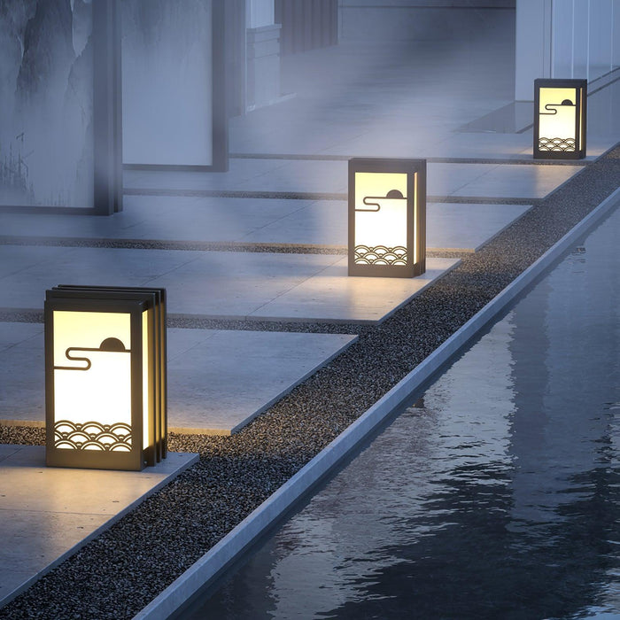 Sunrise Pattern Outdoor Light-DWHOME