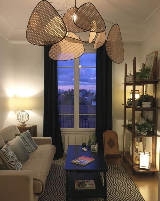 Screen Cannage Pendant Swag Light