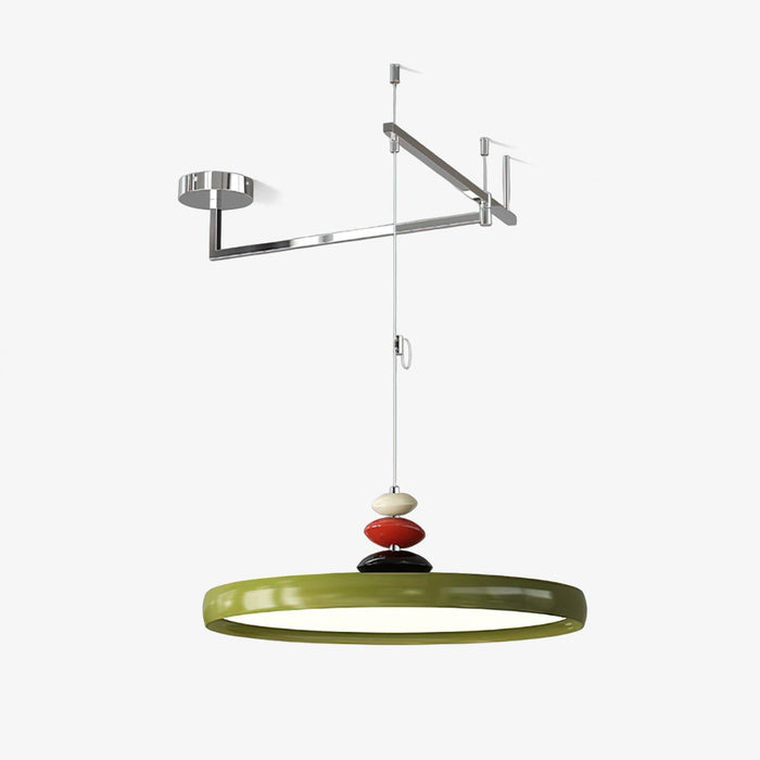 Swing Arm Stone Pendant Light-DWHOME