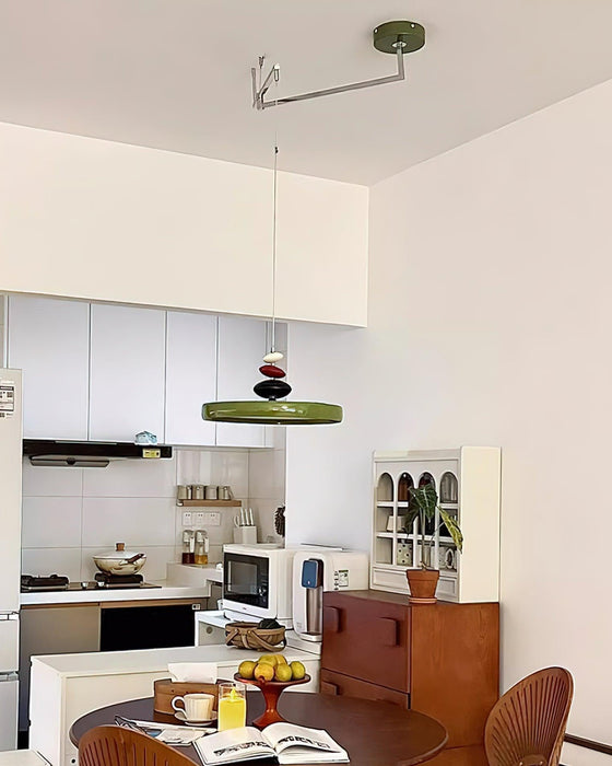 Swing Arm Stone Pendant Light-DWHOME