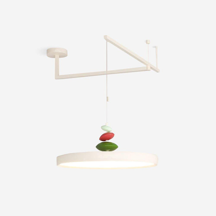 Swing Arm Stone Pendant Light-DWHOME