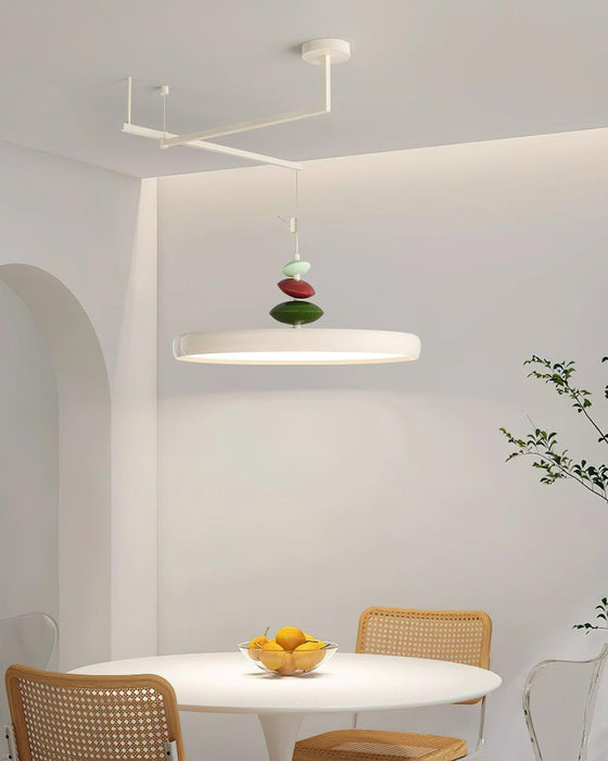 Swing Arm Stone Pendant Light-DWHOME