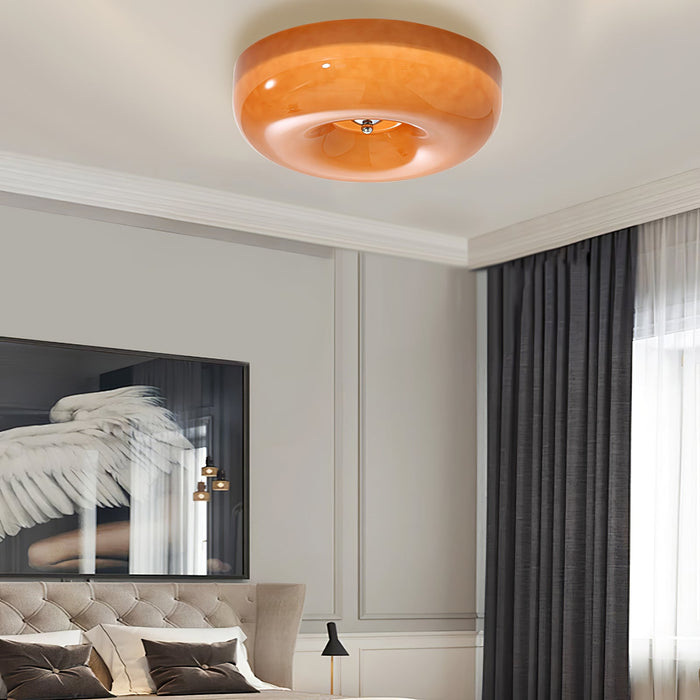 Swirl Glass Ceiling Lamp-DWHOME
