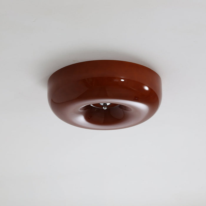 Swirl Glass Ceiling Lamp-DWHOME
