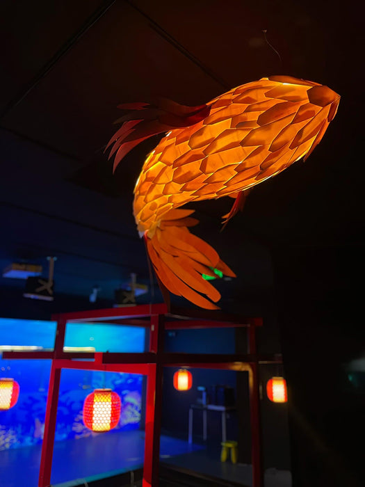 Swirl Koi Chandelier-DWHOME