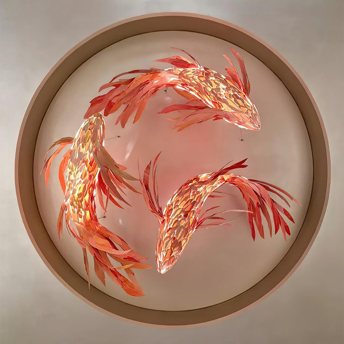 Swirl Koi Chandelier-DWHOME