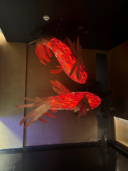 Swirl Koi Chandelier-DWHOME