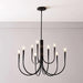 Swoop Arm Chandelier-DWHOME